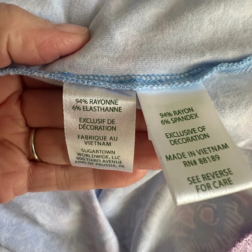 Lilly Pulitzer Blue and Pink Romper - Picture 7 of 7